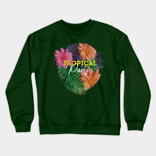 tropical party in halloween Crewneck Sweatshirt